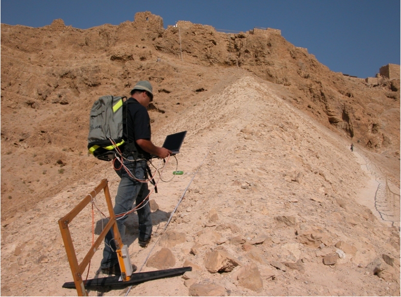 GPR - The Ramp imaging - Masada